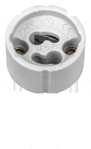 Патрон электрический Feron LH34 GU10 230В 50Вт картинка 